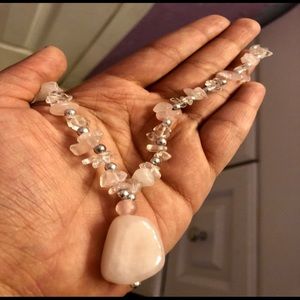 Pink Stone Necklace